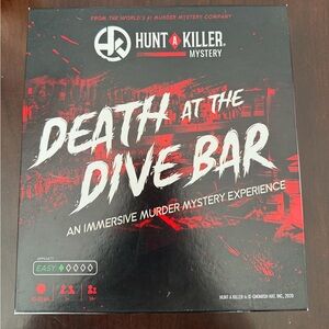Hunt A Killer Death At The Dive Bar Mystery Game.  Everything to solve in box.